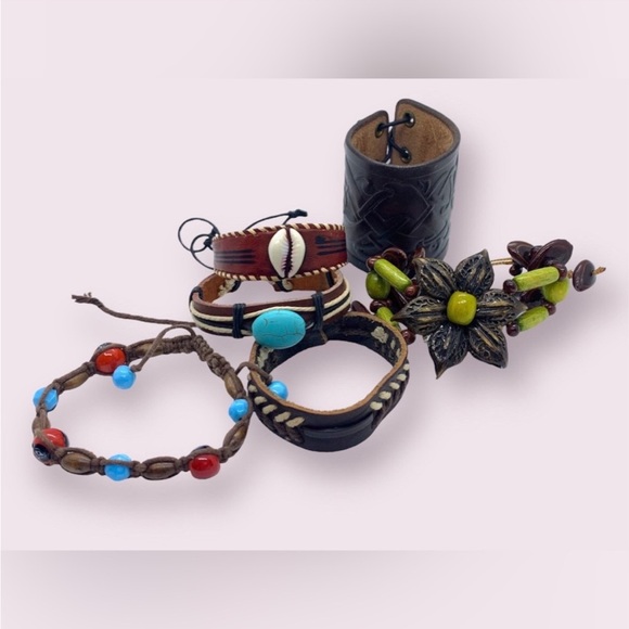 Vintage Bracelets Mixed Beaded Jewelry Lot - Picture 3 of 10